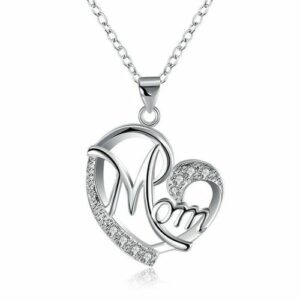 My Lovely MOM Necklace -Silver