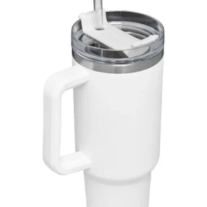 40 Oz Stainless Steel Adventure Quencher Tumbler (White)