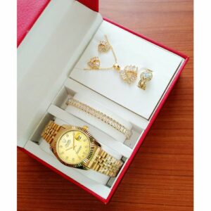 Tervis Top Trending & Sophisticated Ladies Gold/Silver Wristwatch Set
